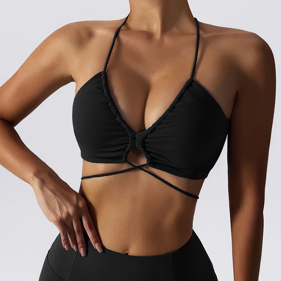 New Arrived Workout Wear 3 Piece Set Gym Clothing Fitness Sport Bra Flared Pants Yoga Set Bra Legging Sets