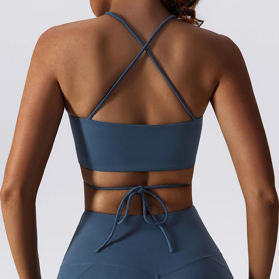 New Arrived Workout Wear 3 Piece Set Gym Clothing Fitness Sport Bra Flared Pants Yoga Set Bra Legging Sets