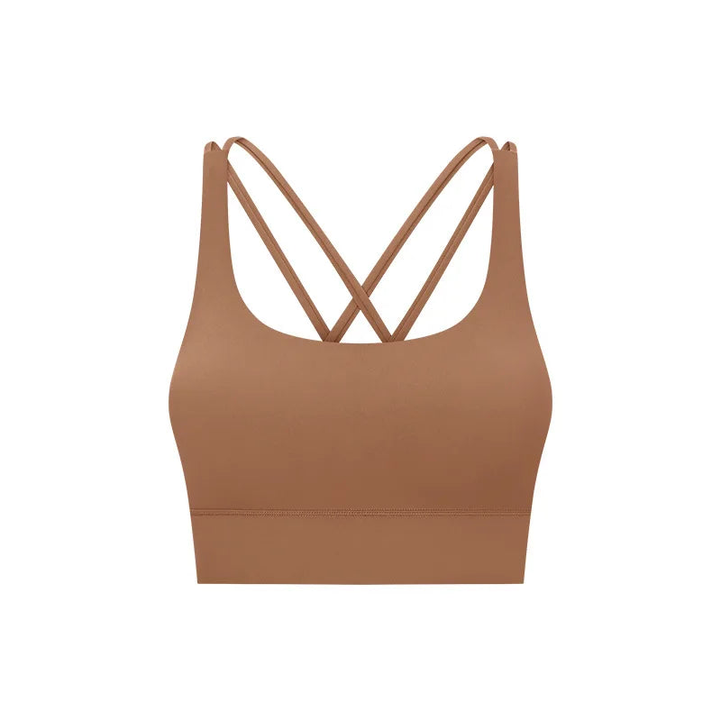 Strong Supportive Lady Workout Sports Bra Gym Clothing Leggings Bra Set