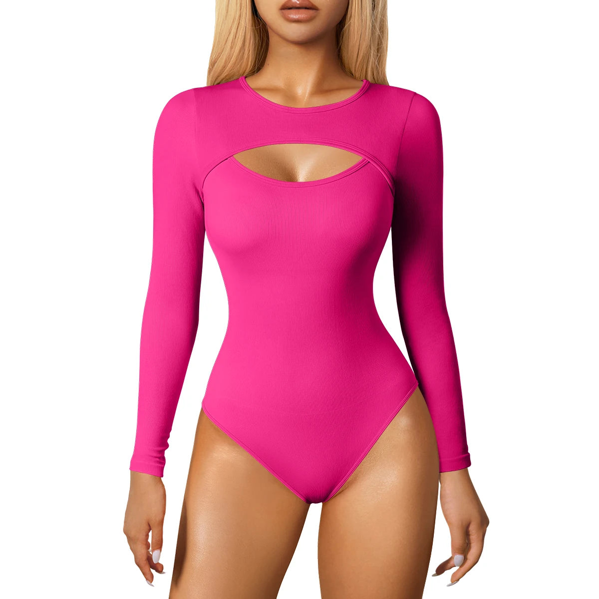 Wholesale Long Sleeved Yoga Wear Woman Unique Design Gym Clothing Sport Bodysuits