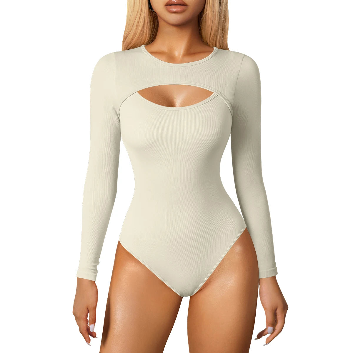 Wholesale Long Sleeved Yoga Wear Woman Unique Design Gym Clothing Sport Bodysuits