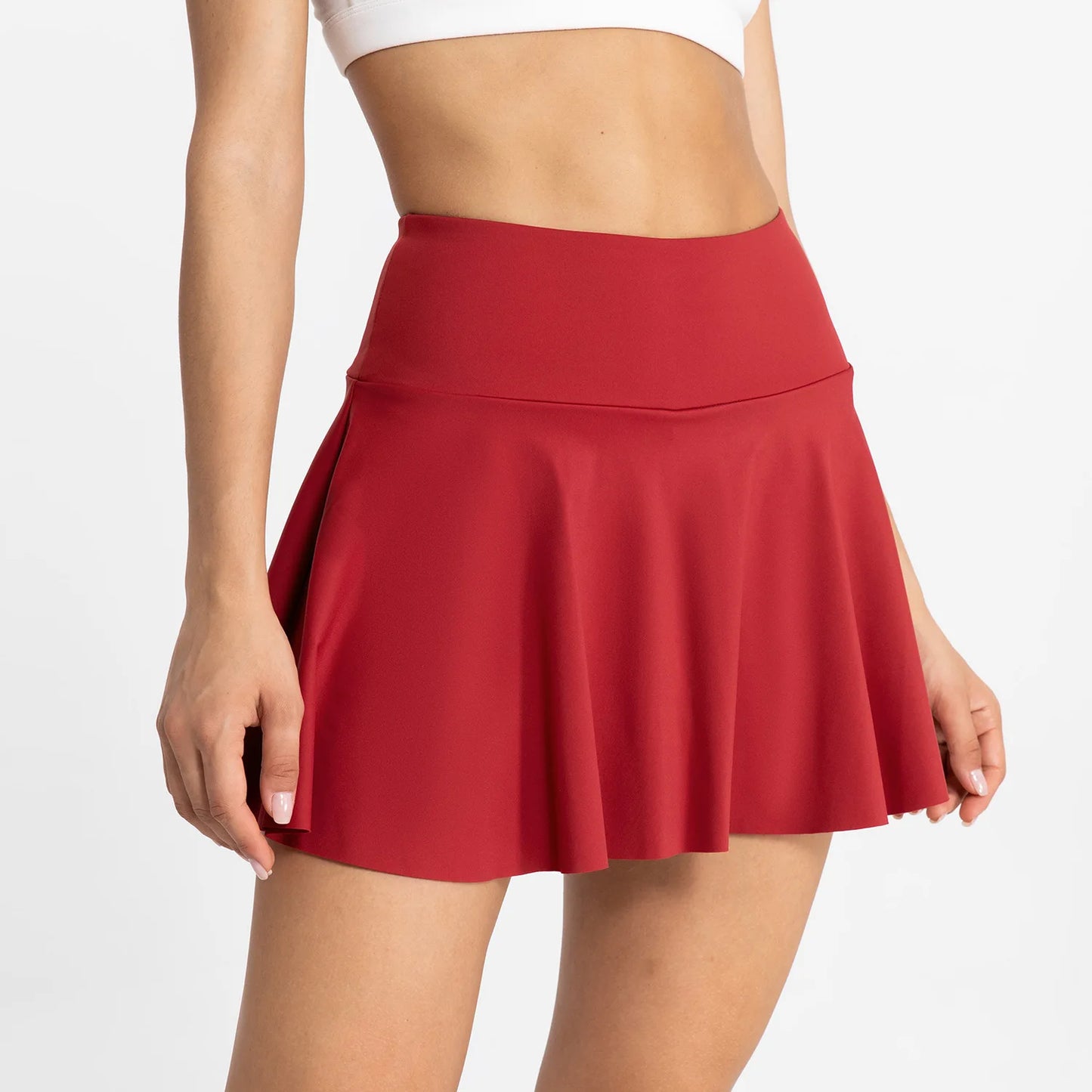 Ladies Sportswear Fitness Gym Clothing Pleated Running Workout Tennis Skirt