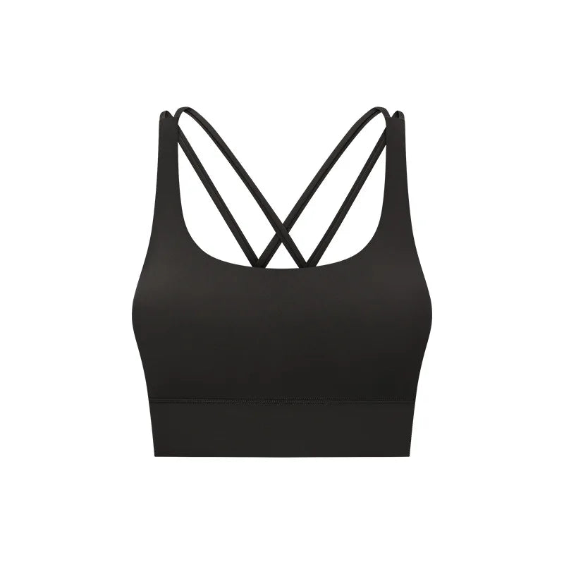Strong Supportive Lady Workout Sports Bra Gym Clothing Leggings Bra Set