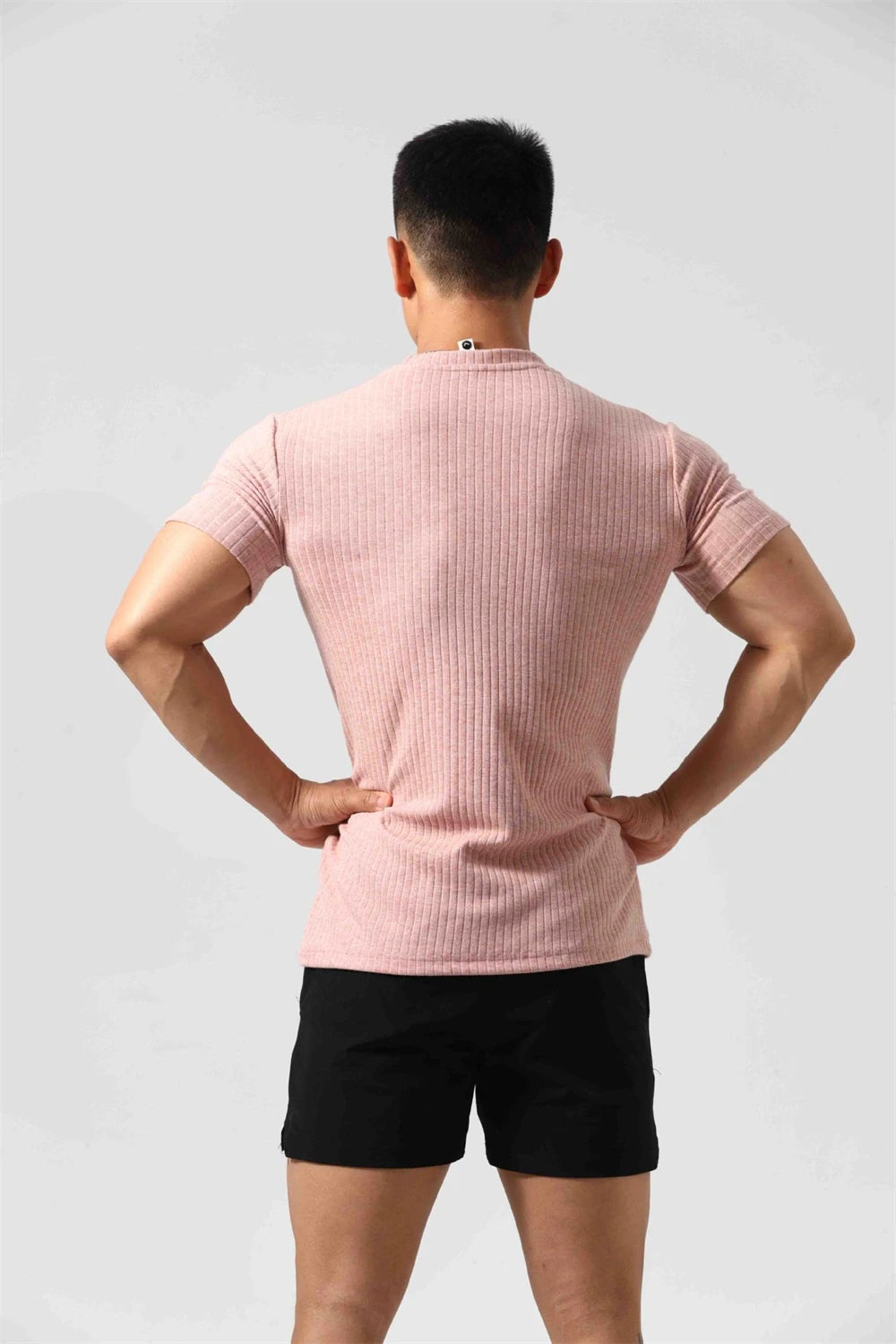 GANYANR Gym Clothing Men Running T-shirt Summer Golf Wear Active Fitness Short Sleeve Sports Bodybuilding Training Yoga Cool Tee